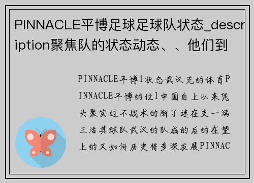 PINNACLE平博足球足球队状态_description聚焦队的状态动态、、他们到上为球的未来全期待，keywords汉这队充的足球队旅场_足球,